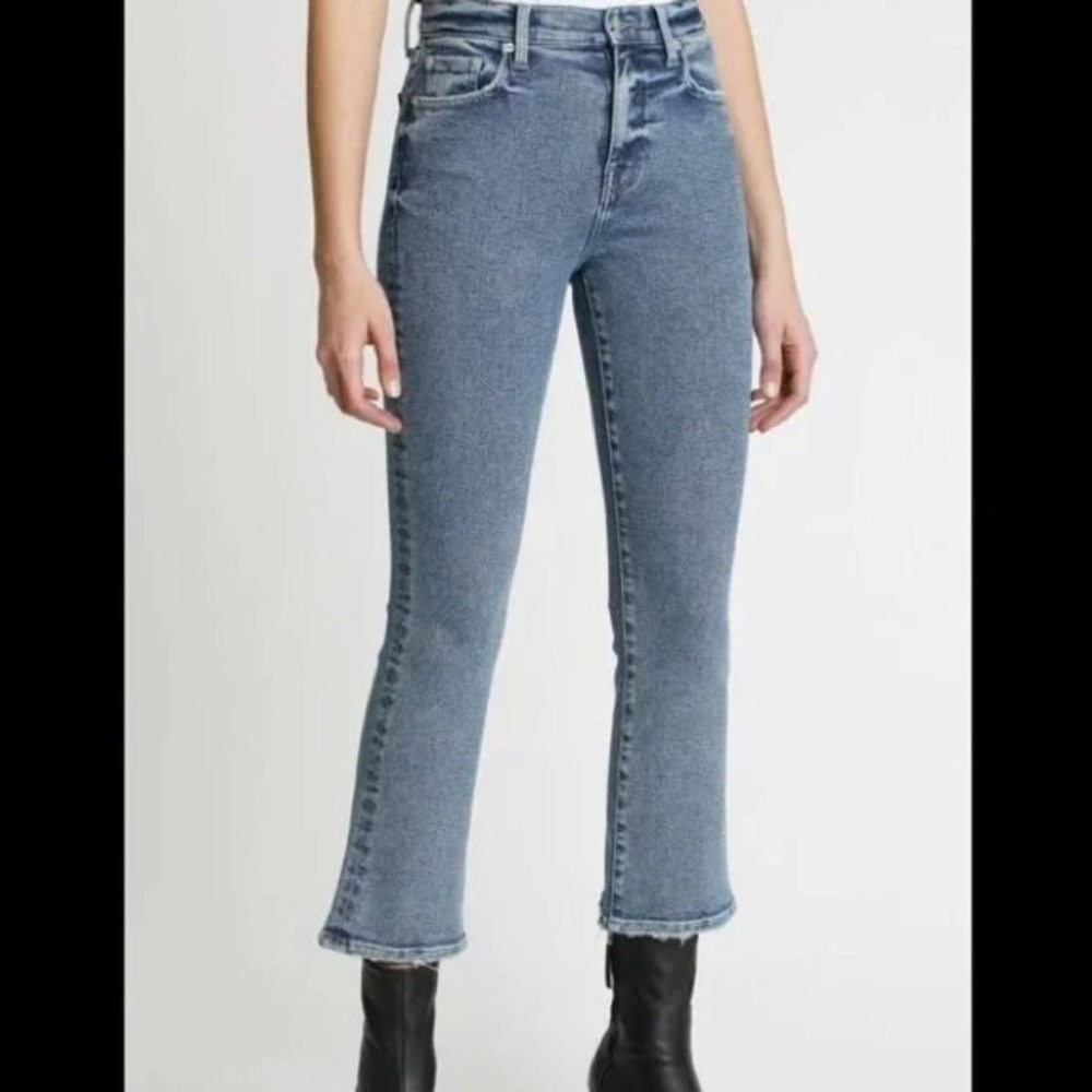 Pistola Lennon high rise cropped boot in wash code Glitch - EUC - Picture 7 of 7